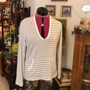 Chicos travelers silver white hoodie 2 (2x?)